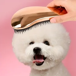 Peine de aseo para perros 2 en 1 y cepillo de masaje, elimina el pelo y relaja a tu mascota para un uso fácil, perfecto para la hora del baño, diseño flotante