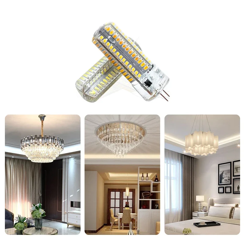 10Pcs LED G4 Lamp AC/DC 12V 220V Lampada LED G4 2W 3W 4W 5W 6W 9W 12W Bulb 360 Beam Angle Replace Halogen Spotlight Chandelier