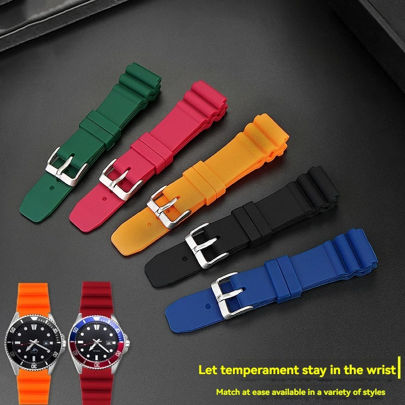 for Casio Casio Swordfish watch MDV-106 Water Ghost MTP-VD01 MTP-1374 MTP-1375 resin silicone watch with 22mm