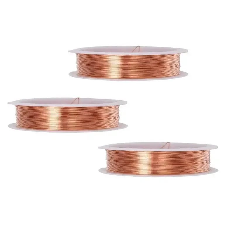 1/3 Rolls Coppers Wire 0.06mm-1.2mm Cable Coppers Wire Magnet Wire Coppers Lacquer Wire Enameled Coppers Wire