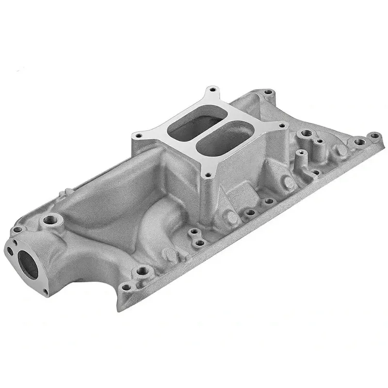 Aluminum Small Block Carbureted Dual Plane Intake Manifold for Ford！