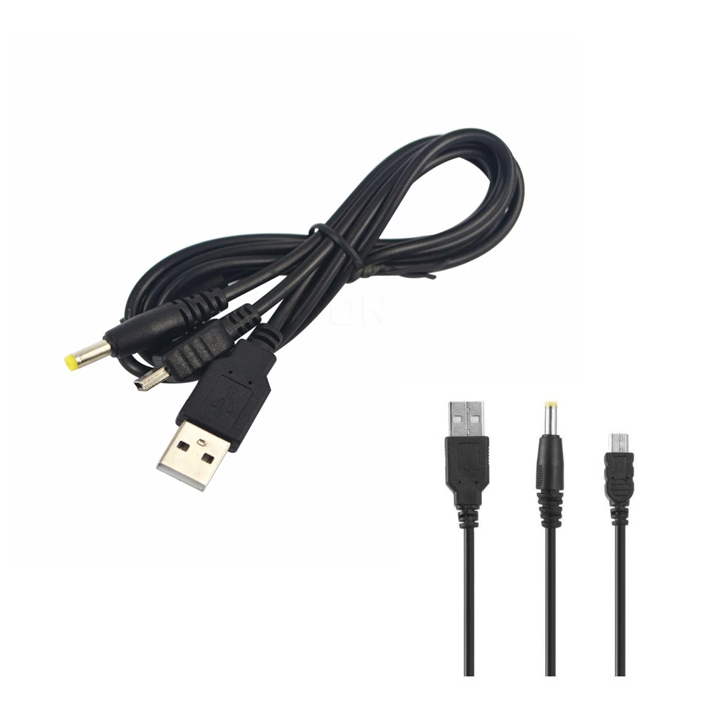 1PCS A LOT High quality 2 in 1 USB Charger Charging Data Transfer Cable For PSP 2000 3000 to PC