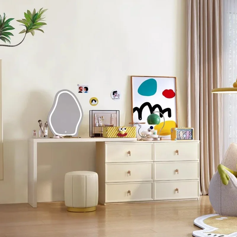 

Креативный туалетный столик Xenomorph, прозрачное украшение, корейский туалетный столик для красоты, большой размер, Penteadeira, постмодернистская мебель