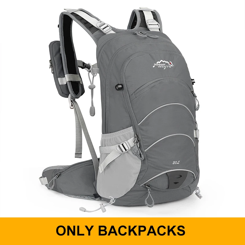 NONE Bergsteigen 20-Liter-Trinkrucksack für Herren, Sportweste, wasserdicht, Camping, Wanderrucksack mit Regenschutz 4