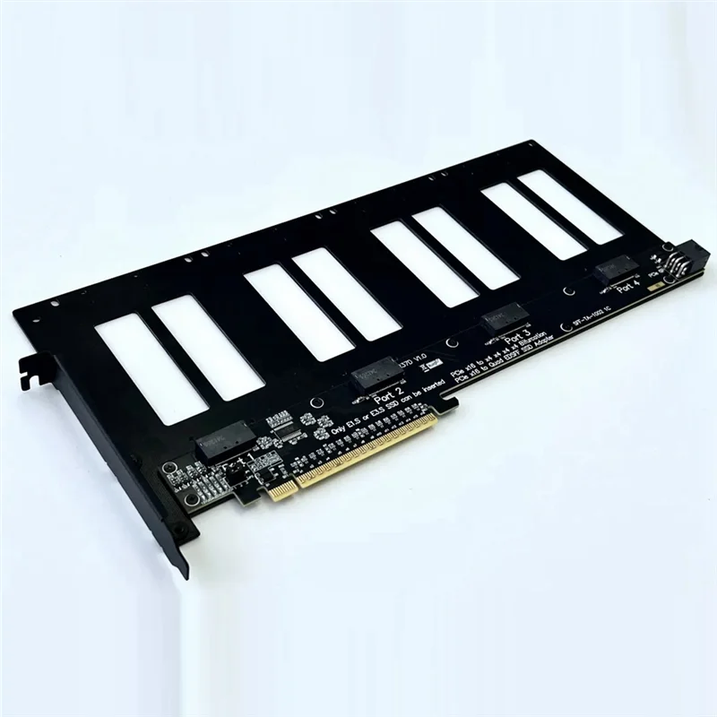 

Efficient 4-Port E1. S/E3. S R37D Pcie 5.0 X16 Hard Disk Split Adapter Expansion Card SFF-TA-1002 Gen5 X16 Support One Drag Fou