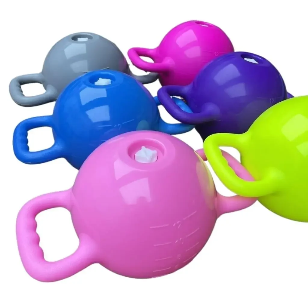 2026 Sturdy Non-Toxic Water-Filled Kettlebells Colorful Design for Effective Bodybuilding