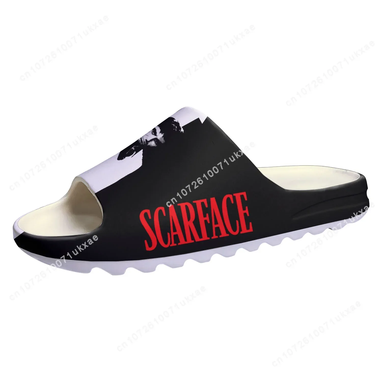 Scarface Soft Sole Sllipers Home Clogs Al Pacino Step On Water Shoes Mens Womens Teenager Step in Customized Sandals