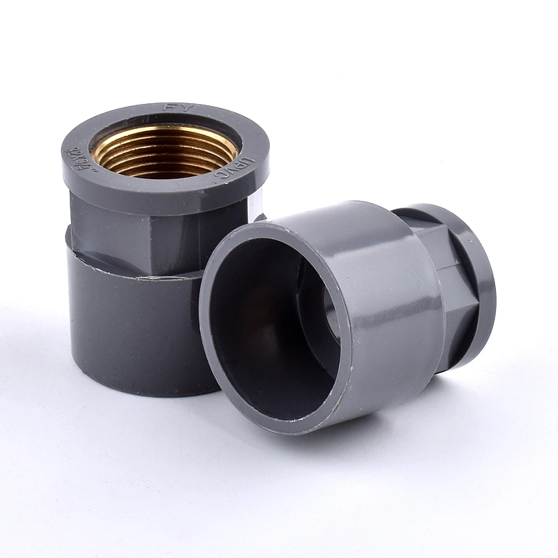 1/2~1 Inch to 20~32mm Copper Female Thread PVC Equal Diameter And Variable Diameter Joint Fish Tank Garden Iirrigation Aquarium