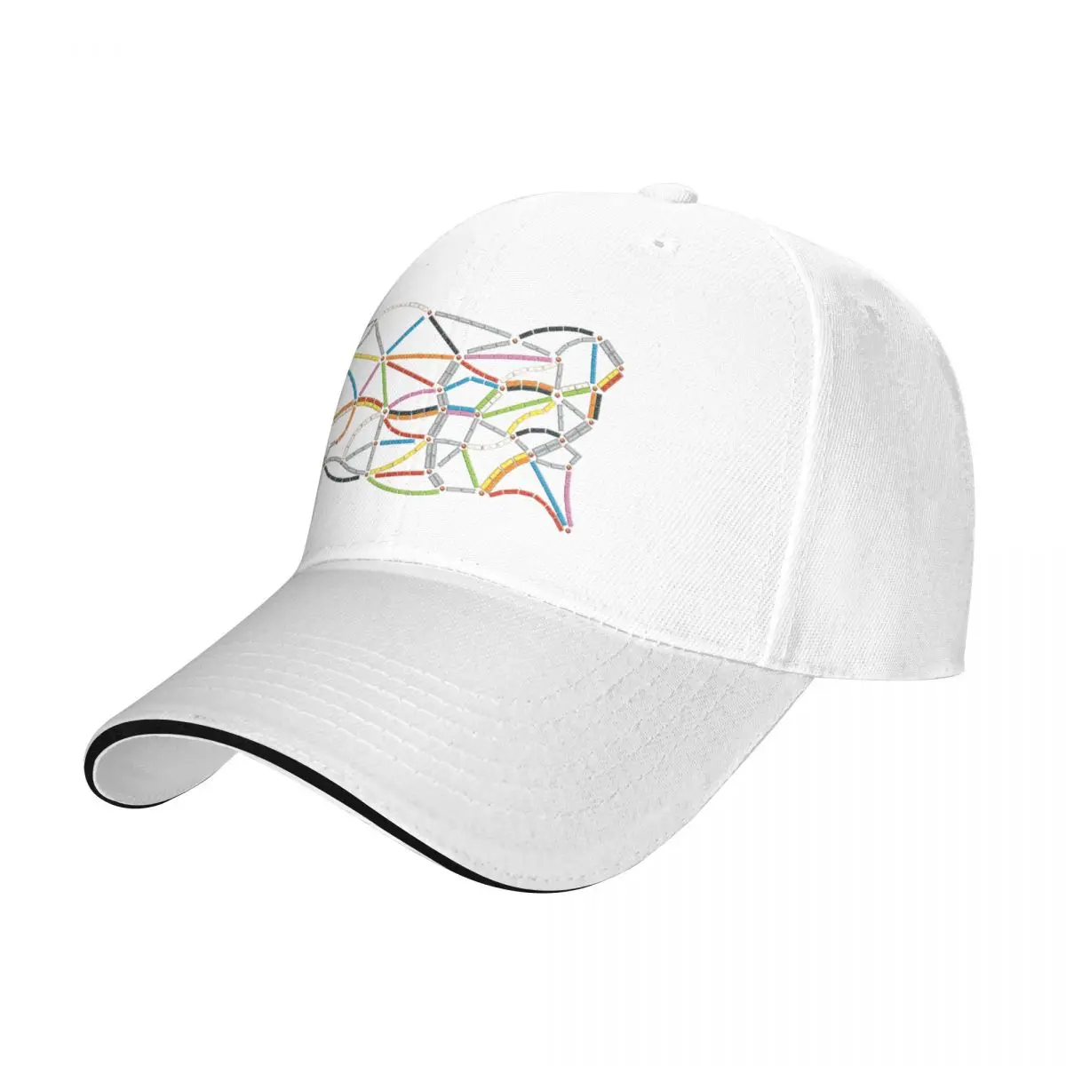 

Ticket to ride map Baseball Cap Ball Cap Fishing cap derby hat Military Tactical Women Caps Men's