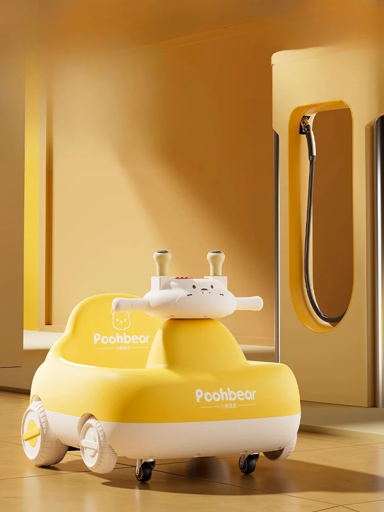 ‌ Wózek dziecięcy w kształcie orzecha 1-3 lata ‌   - 3 tryby zabawki do jazdy z pilotem dla rodziców Chodzik edukacyjny z materiału Eco PP dla małych dzieci