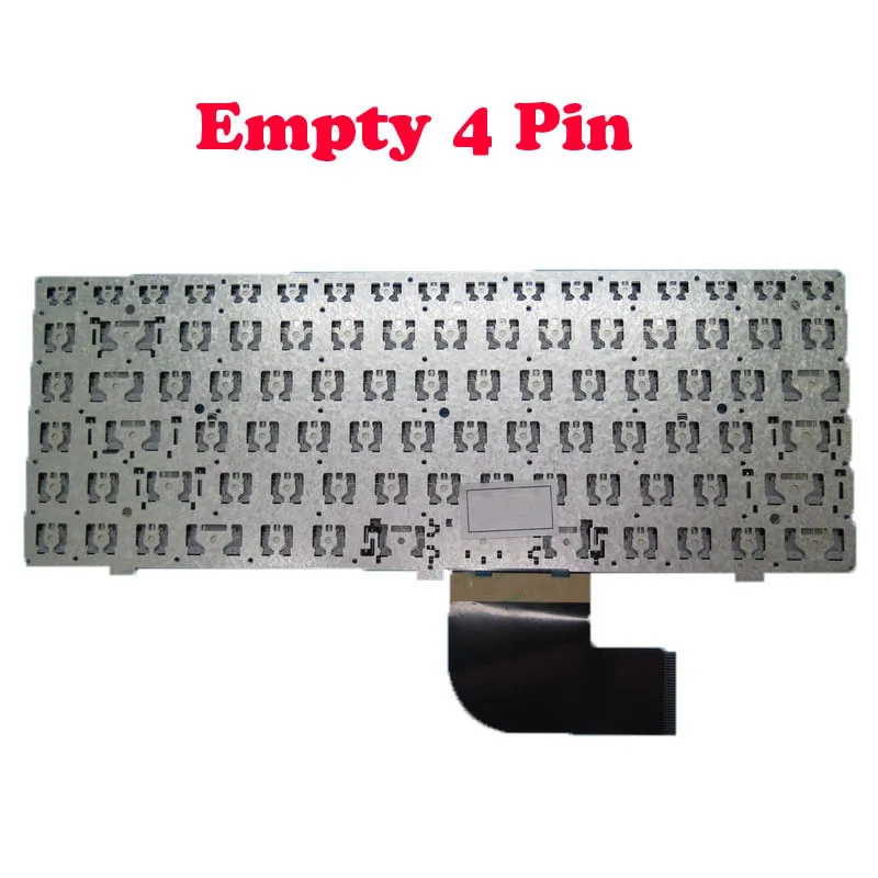 Laptop Keyboard For Jumper For EZBook X4 YMS ZX300-K NO Frame Empty 4 Pins New （Please pay attention to the keyboard cable）