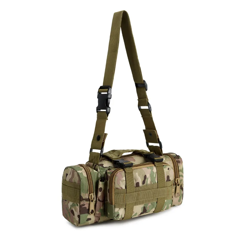 Ventilador militar Outdoor Tactical Waist Bag, Fabricante's Ready-Made Camera Bag, Shoulder Bag, Multi-Funcional 3P Magic Waist Bag