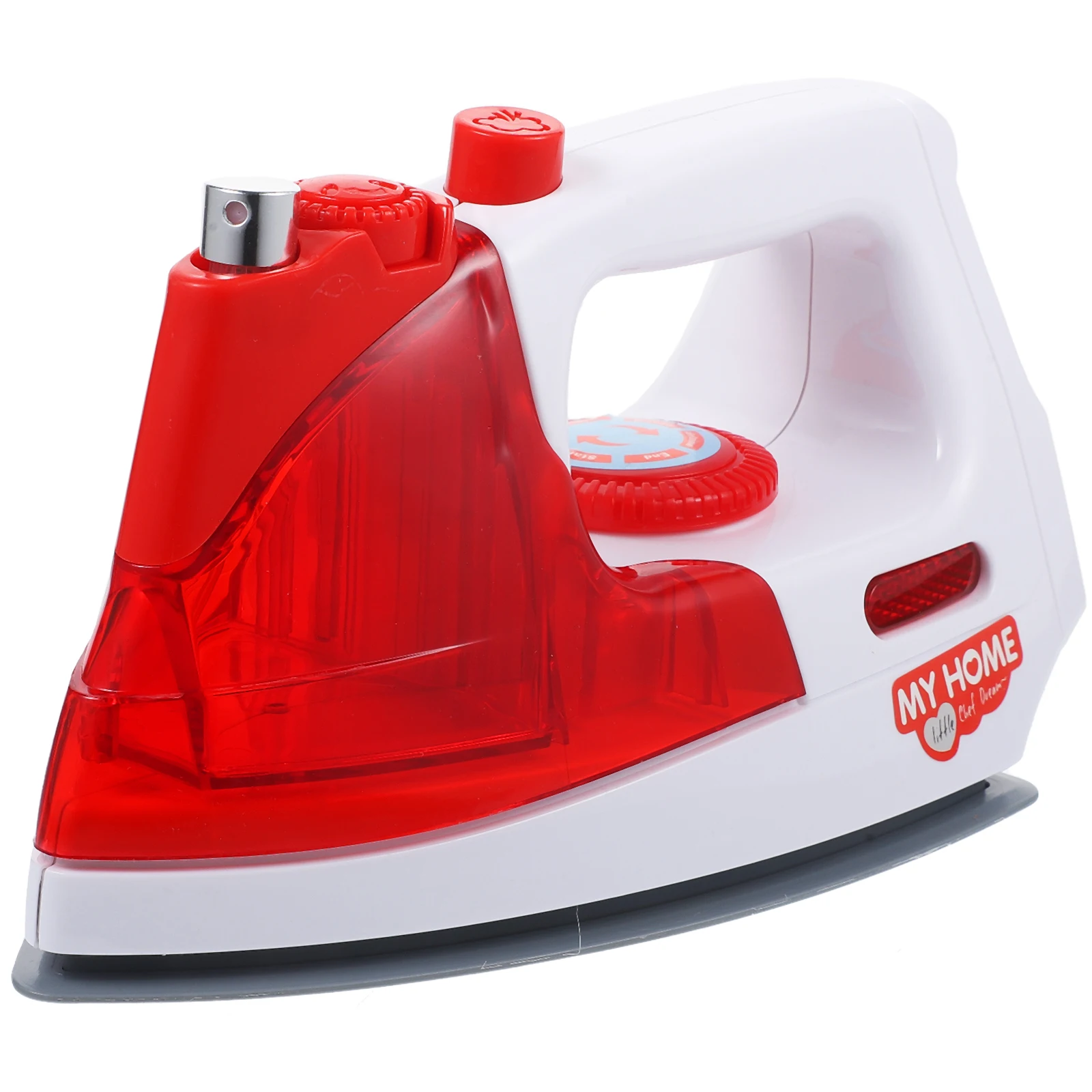 

1pc Premium Abs Electric Iron For Kids Educational Play Durable Safe Lightweight Mini Home Appliance Simulated Gift For Baby