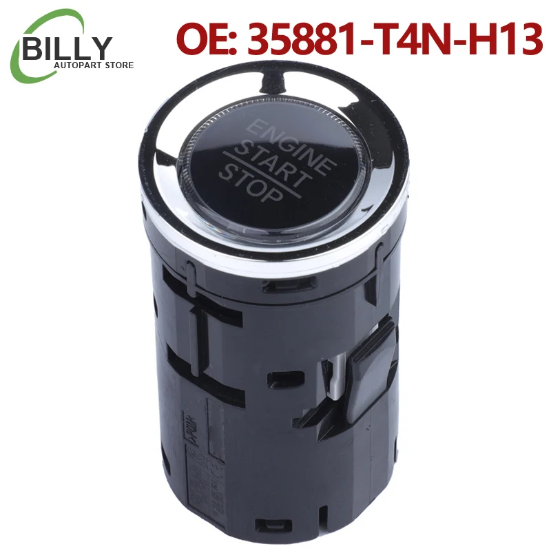 YAOPEI 35881-T4N-H13 35881T4NH13 Ignition Power Start Stop Switch Knob Button for Honda