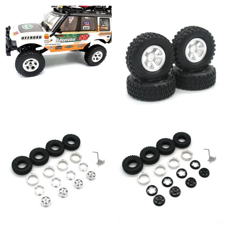 Metallnabe JXC 1/18 LR1801 RC Reifen Sternförmige Reifenklemme - schwarz