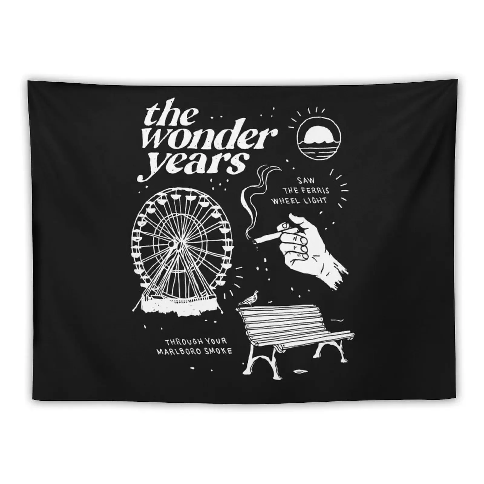 the wonder years shirt Tapestry Decor For Room Wall Decor Hanging Tapestry