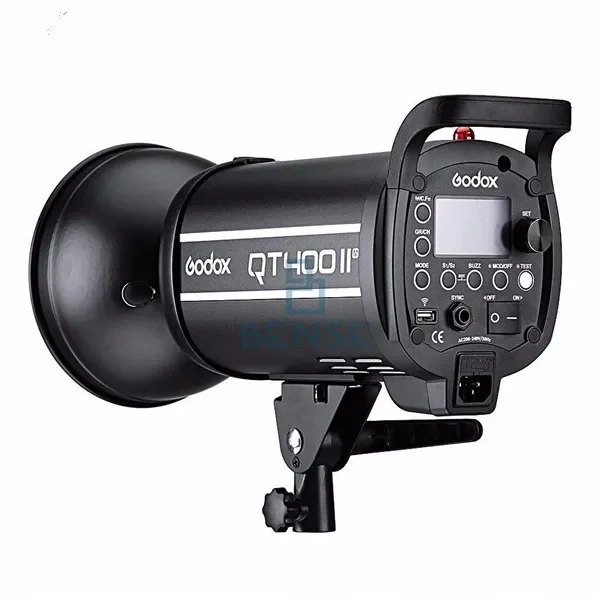 QT400II M 400WS GN65 High Speed Sync 1/8000s Studio camera Flash Light Built-in 2.4G Wireless system for video photography