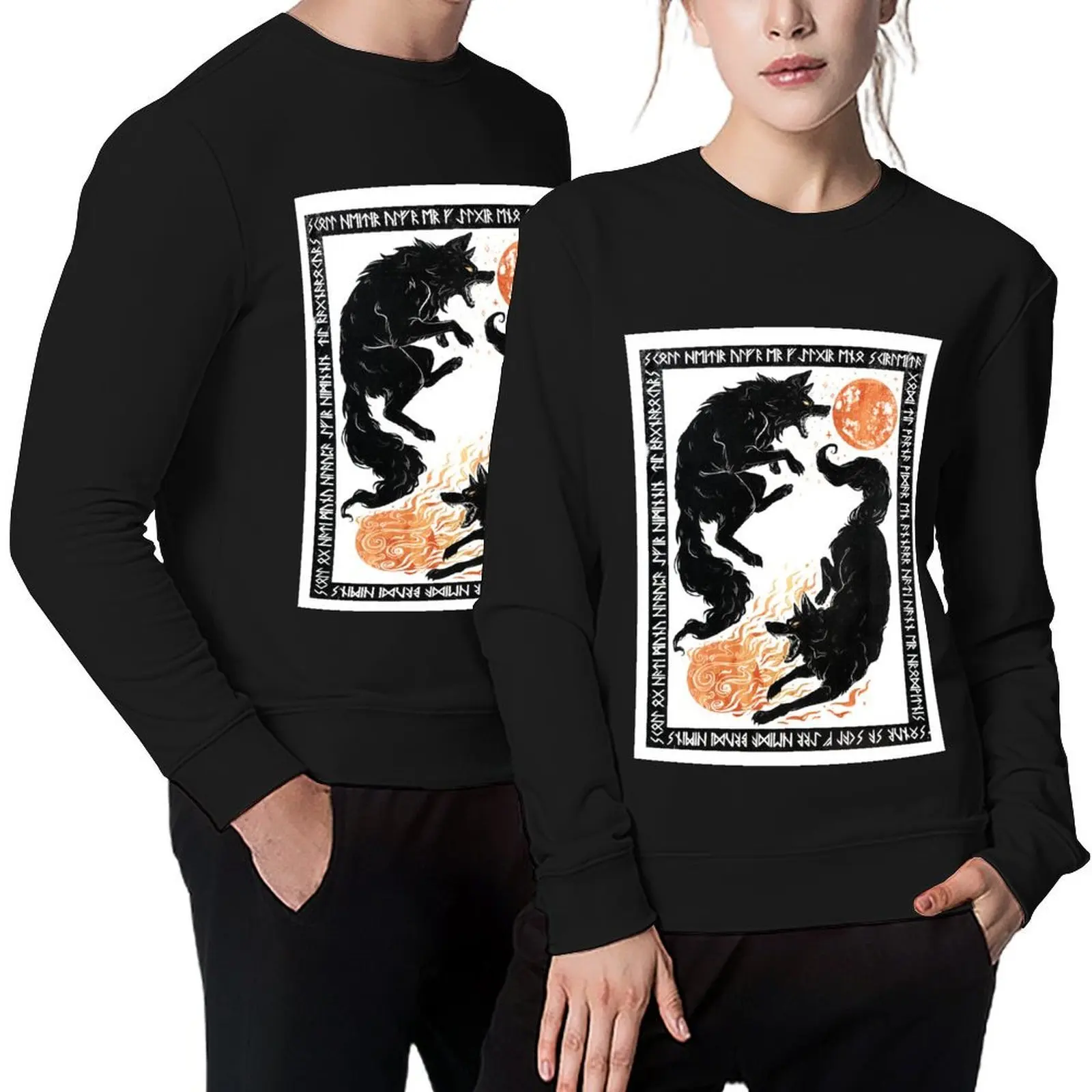 

Hati and Skll Pullover men clothes aesthetic clothing blouse mens designer clothes sweatshirts men