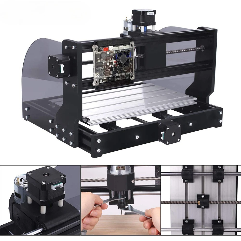 Small DIY micro desktop engraving machine laser numerical control two-in-one