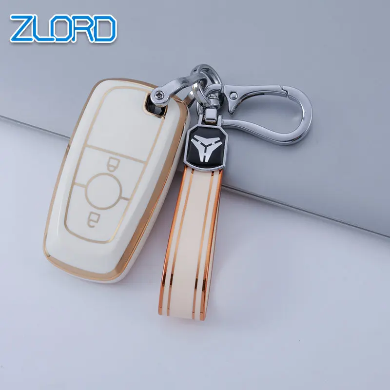 2 5 Buttons TPU Car Product for Ford Raptor 2020 2021 F150 F250 F350 Remote Keyless Key Protect Skin Cover Shell Sticker Case