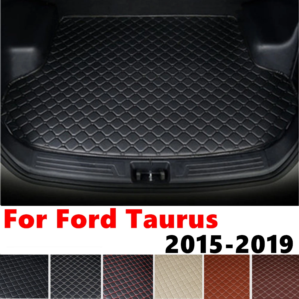 Car trunk mat for Ford Taurus 2019 2018 2017 2016 2015 Rear Cargo Liner Cover Interior Accessories Tail Boot Tray luggage Pad