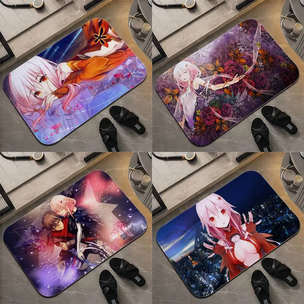 

Guilty Crown Floor Mat Printed Large Carpets Room And Bedroom Carpets Bathroom Anti Slip Door MATS Small Carpets