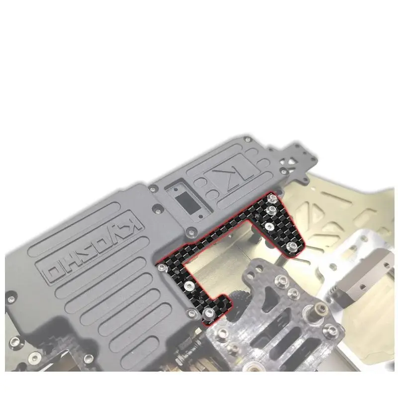Piastra servo originale T Works TO-266-MP11 in fibra di carbonio ST/TH (per Kyosho MP11) Strumento RC