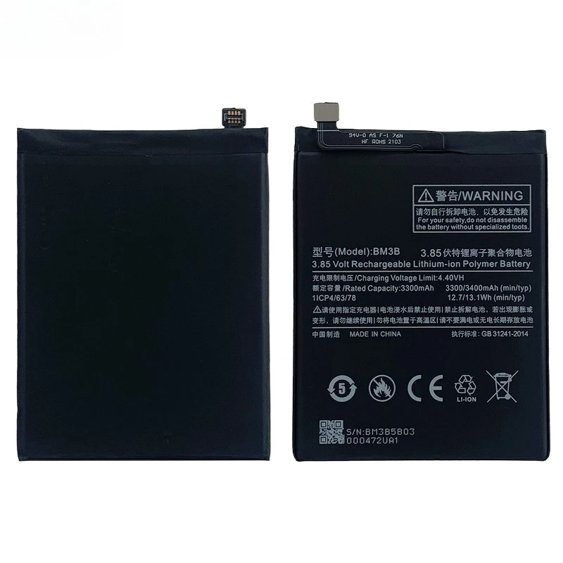 BM3B for Xiaomi Mix 2/mix 2s Mobile Phone Battery High Quality High Capacity Battery Replacement Bateria Grade A Cell with Tools