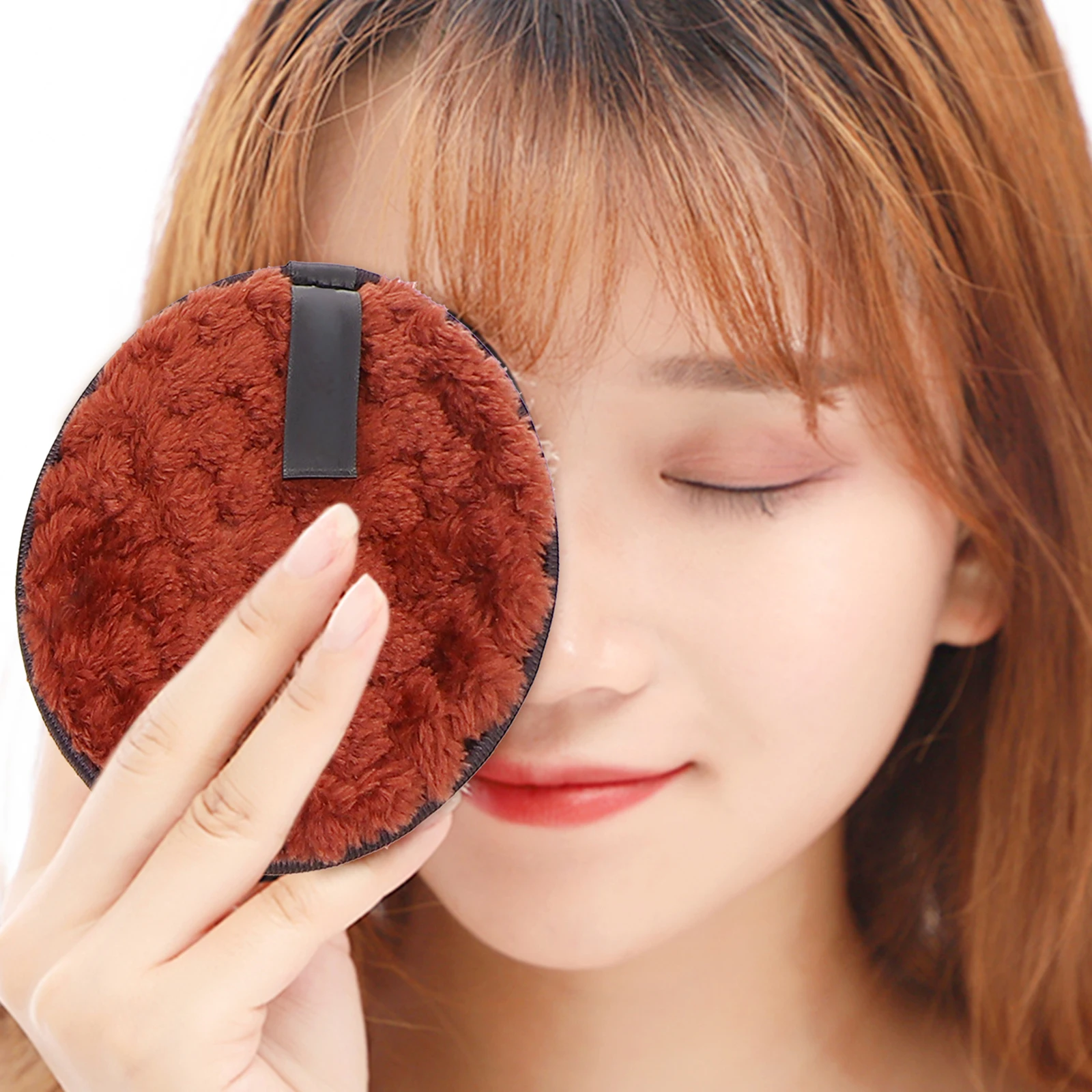 6 個のフェイススキンクリーニングパフ穏やかな角質除去フェイシャルパッドディープポアクレンジングメイク落としパフ毎日のスキンケアルーチン用