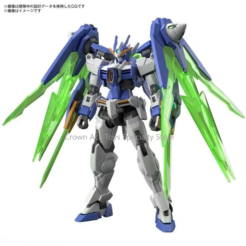 Bandai Assembled Anime Gundam HGGBM Gundam00 Build Metaverse Diver Arc 1/144 Plastic Model Kit Action Figure PVC Trendy Toy Gift