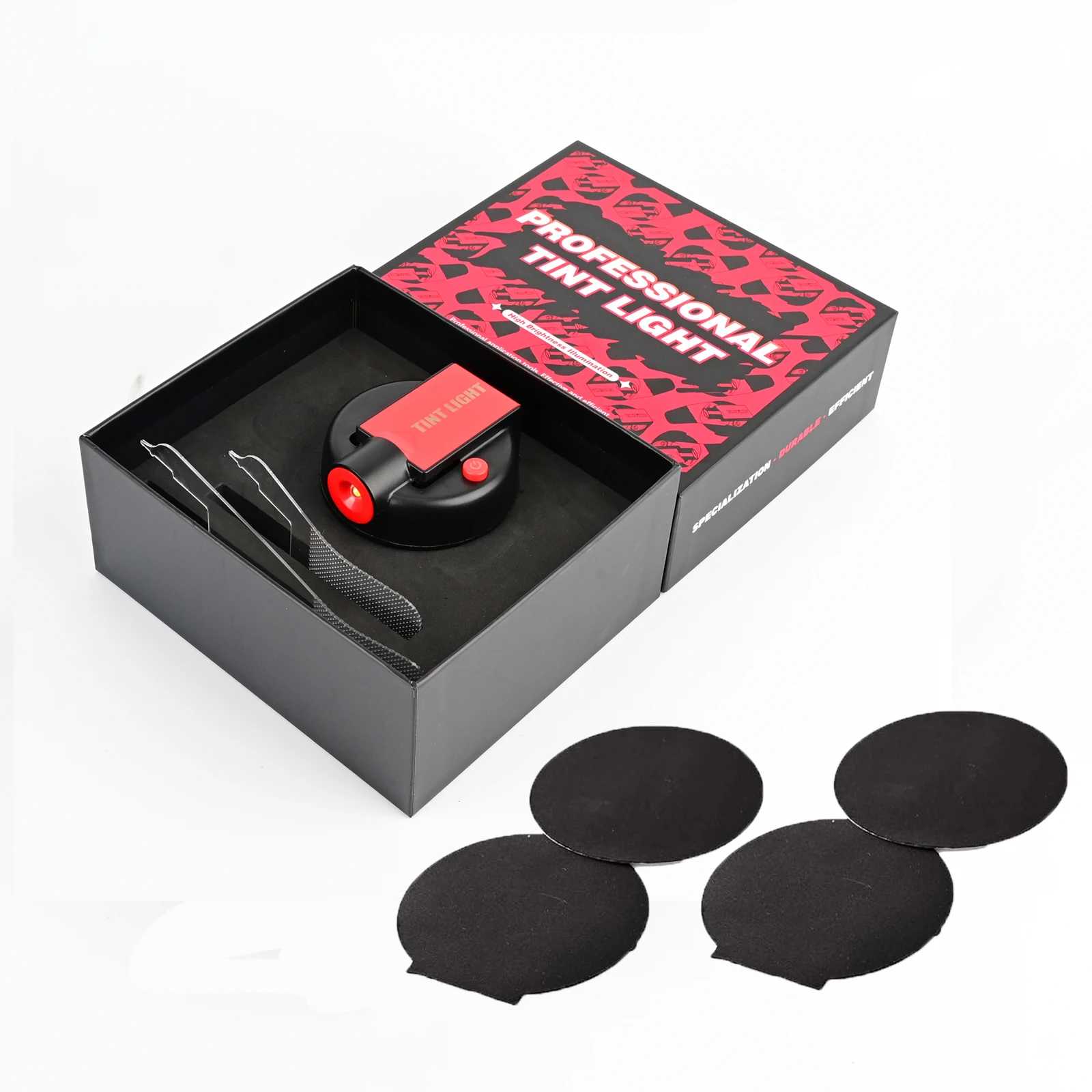 

FOSHIO освещение оттенок окна драгоценный светодиодный осветительный инструмент для резки кромок солнечной пленки с 2 прямыми/изогнутыми отражателями