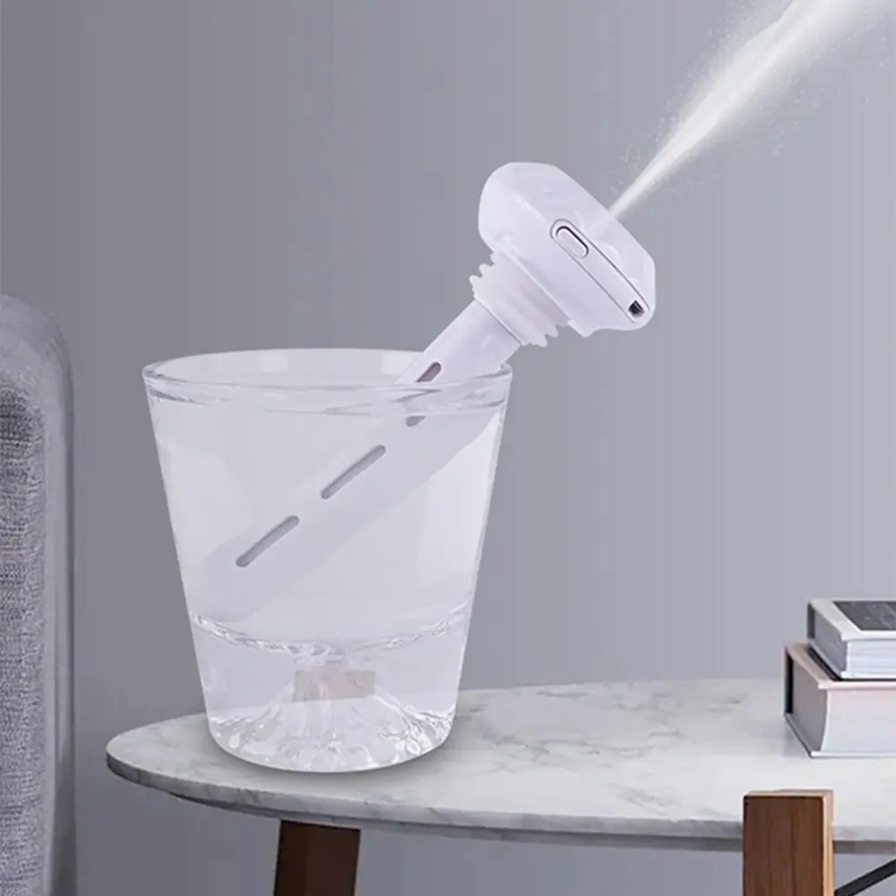 Mini Ultrasonic USB Air Humidifier ABS Aroma Essential Oil Diffuser Anion LED Lamp Mist Maker Car