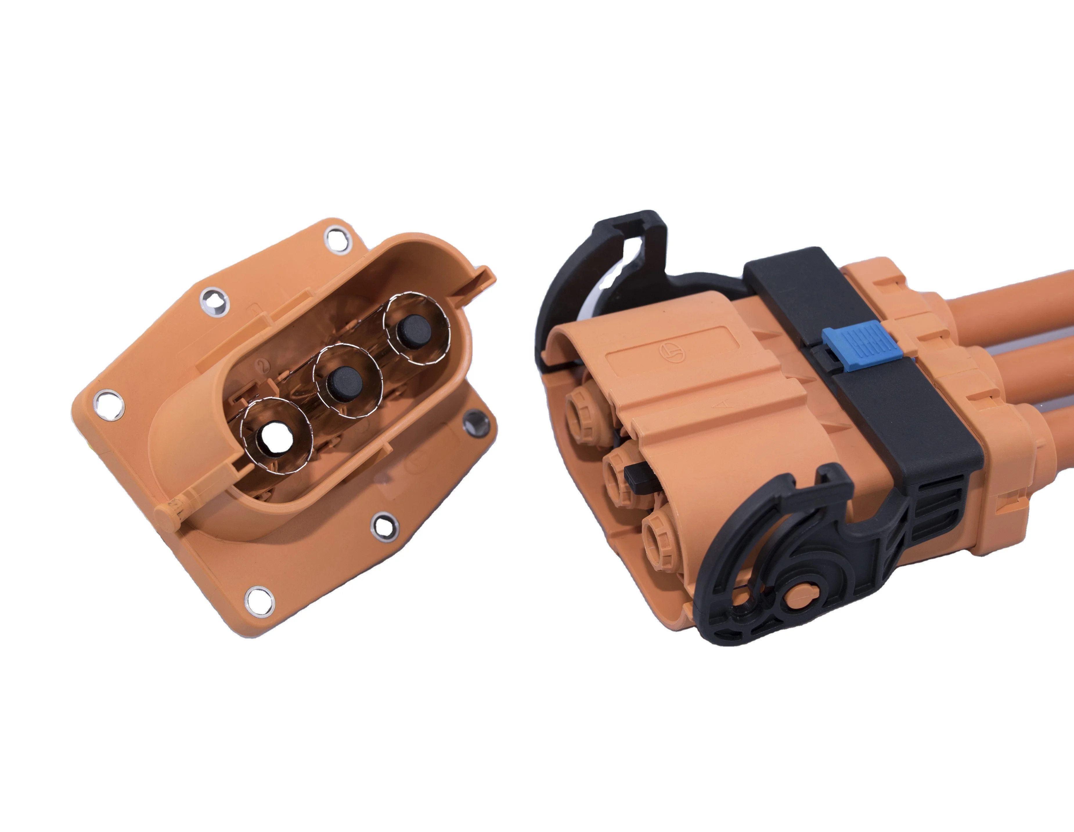 New Energy Vehicle 3 PIN HVIL Connector Socket Electric Vehicle System High Voltage 150A Electric Vehicle Connectors