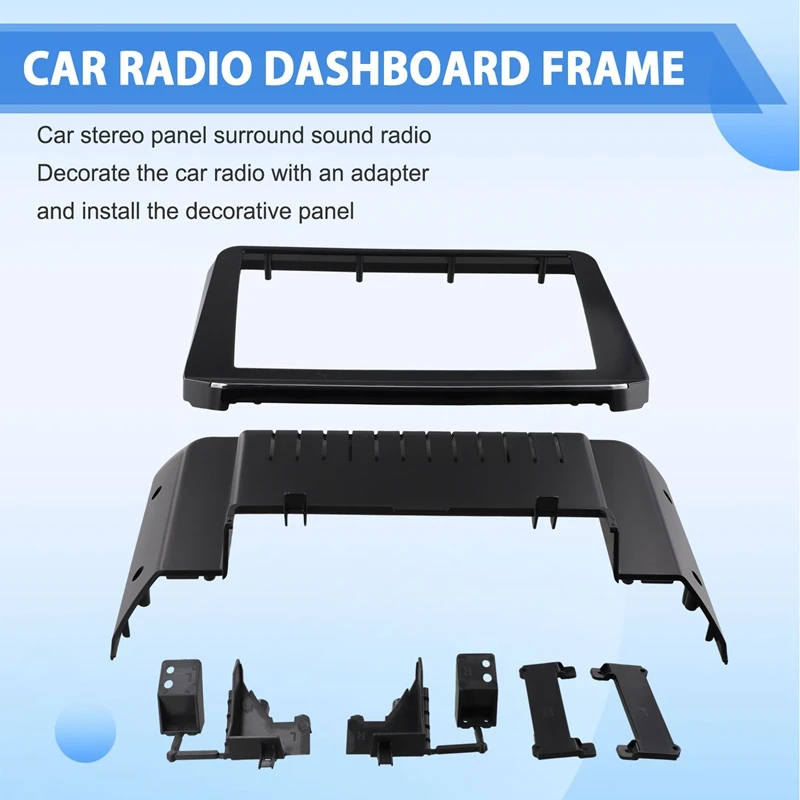 Car Radio Fascias For Mitsubishi Outlander Triton 2024 Android MP5 Player Panel Frame Head Unit Stereo Dash Board Cover