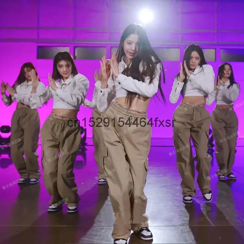 

Same Performance Outfit for Korean Girl Group, Autumn and Winter New Jazz Dance, Song and Dance, Street Dance Performance Outfit