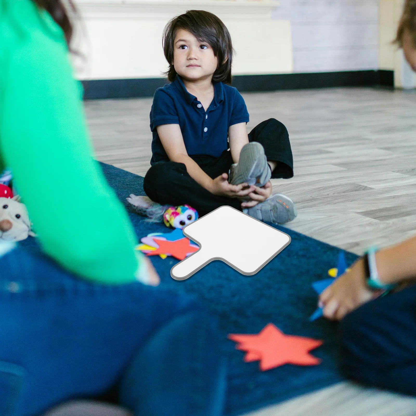 

Handheld Whiteboard Score Board Compact Lightweight Dry Erase Answer Paddle for Classroom Voting Game Interaction