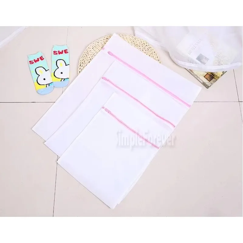 3pcs/set S/M/L Clothes Washing Machine Laundry Bra Aid Lingerie Mesh Net Wash Bag Pouch Basket