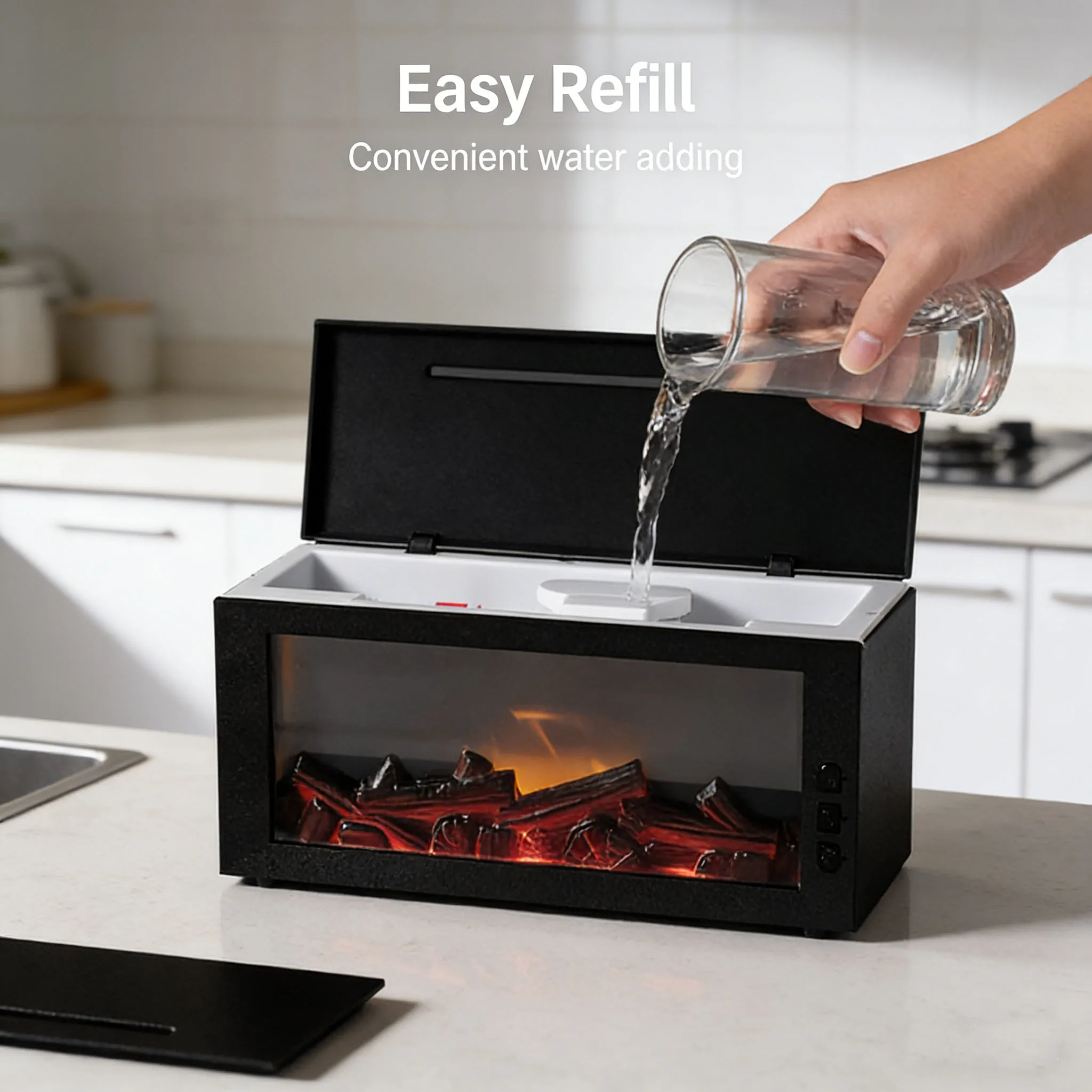 Ultrasonic Cool Mist Humidifier with LED Night Light