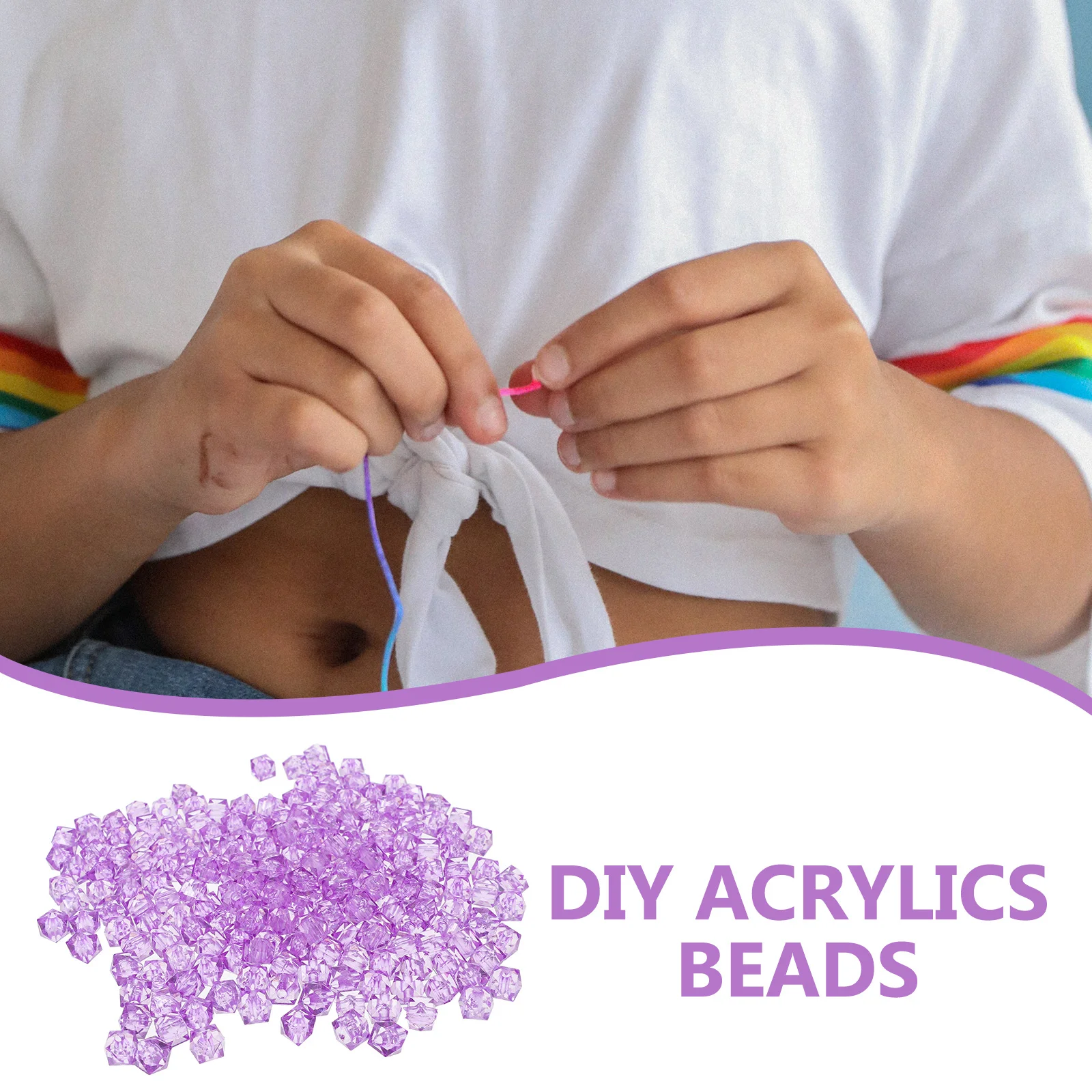 

400 Pcs DIY Beads Bracelets Number Adult Making for Crafts Crafting Jewelry Loose Decorative