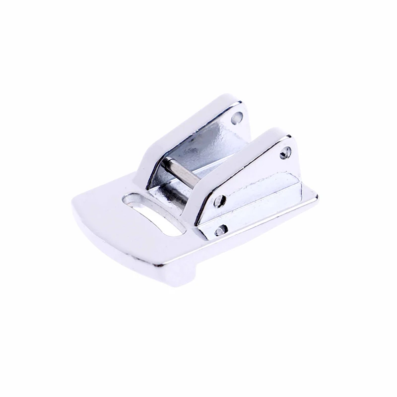 1Pcs Sliver Rolled Hem Curling Presser Foot For Sewing Machine Singer Janome Sewing Machine Accessories
