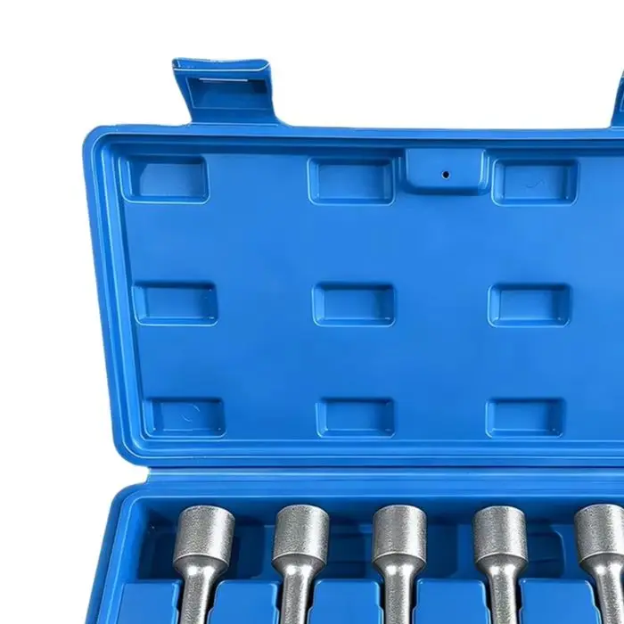L Shaped Fuel Injector Socket Wrench Set 12mm 14mm 16mm 17mm 18mm 19mm Steel Oil Tube Removal Tool For Diesel Engine Repair