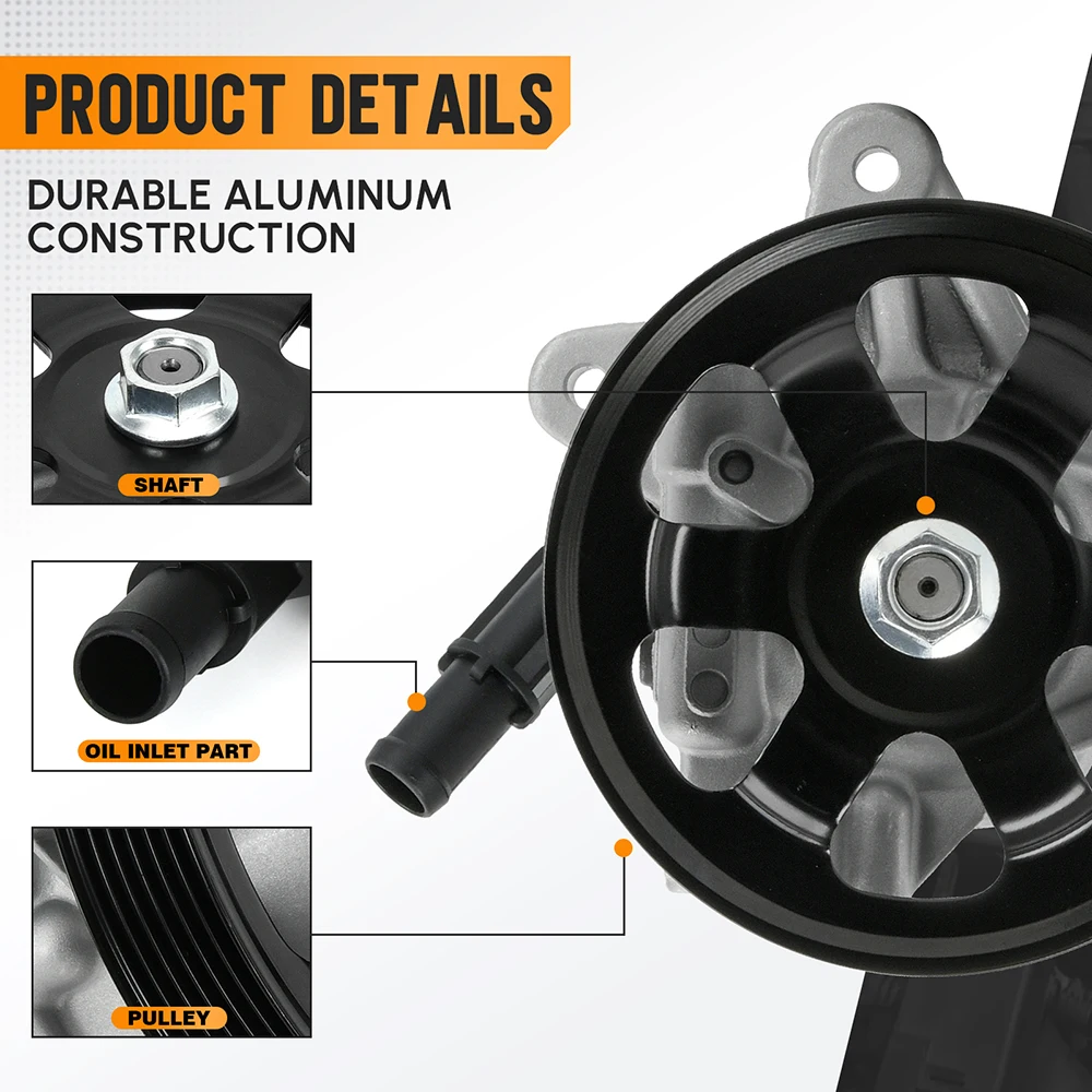 

96-665 21-534 Насос гидроусилителя рулевого управления со шкивом для Honda Ridgeline DX 3.5L V6 12-14