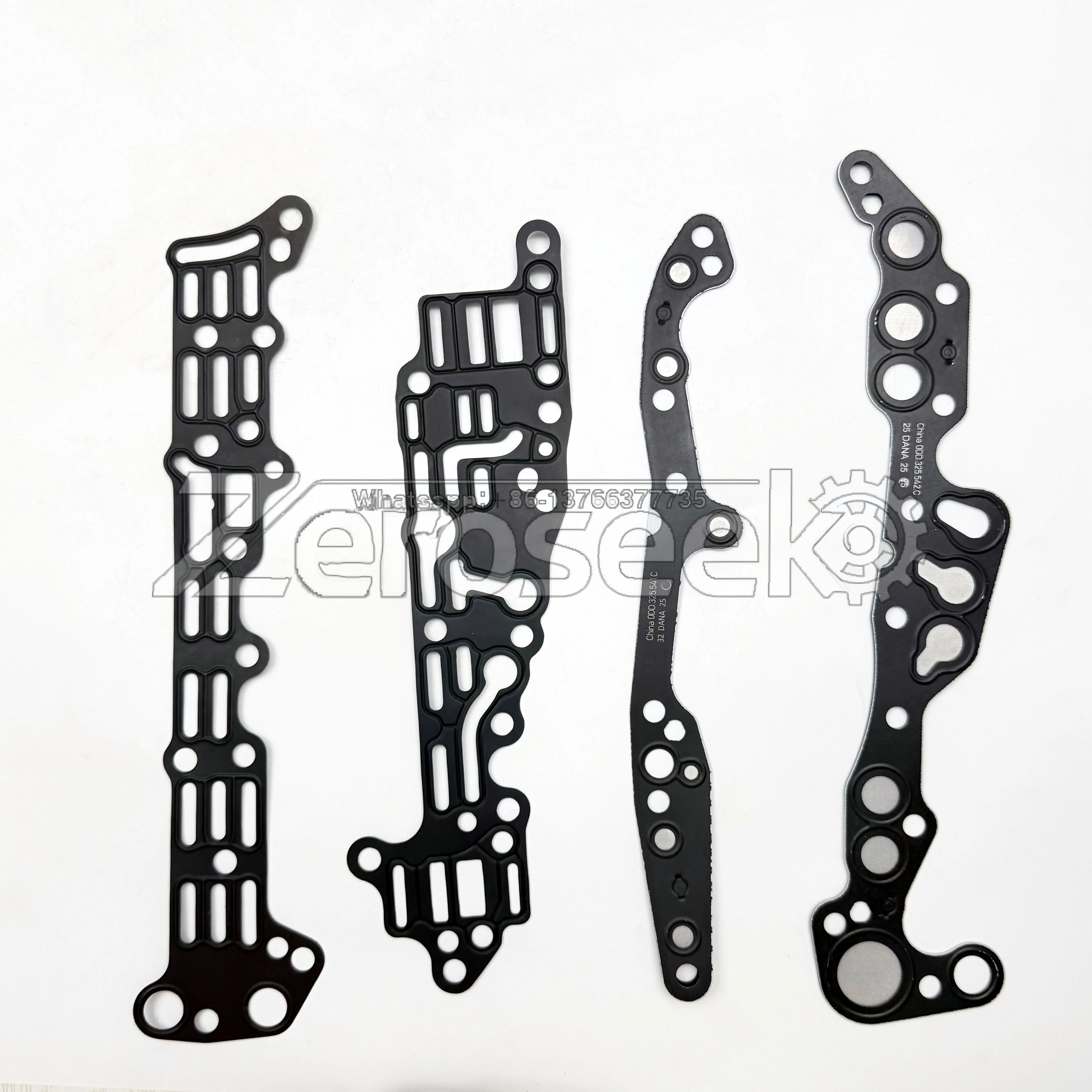 DQ400/DQ400E 0DD Transmission Valve Body Small Gasket 4pcs/Set For VW GTE/Audi Hybrid 0DD325541C 0DD325542C Seal