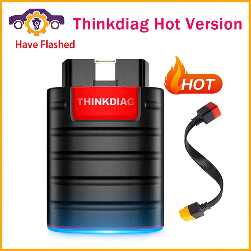 Thinkdiag Hot Version OBD2 Car Diagnostic Tools With Full System 16 reset OBD2 Scanner PK X431 iDiag Easydiag Golo3 DBSCAR GOLO