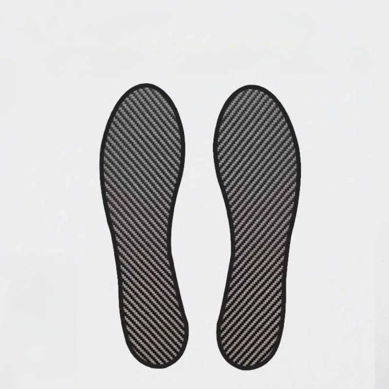 Carbon Insole Quality New 1 Pair 0.8mm 1mm 1.2mm Thickness Fiber Sports Insole Male Shoe-pad Female Rigid Shoe Insert for Sports
