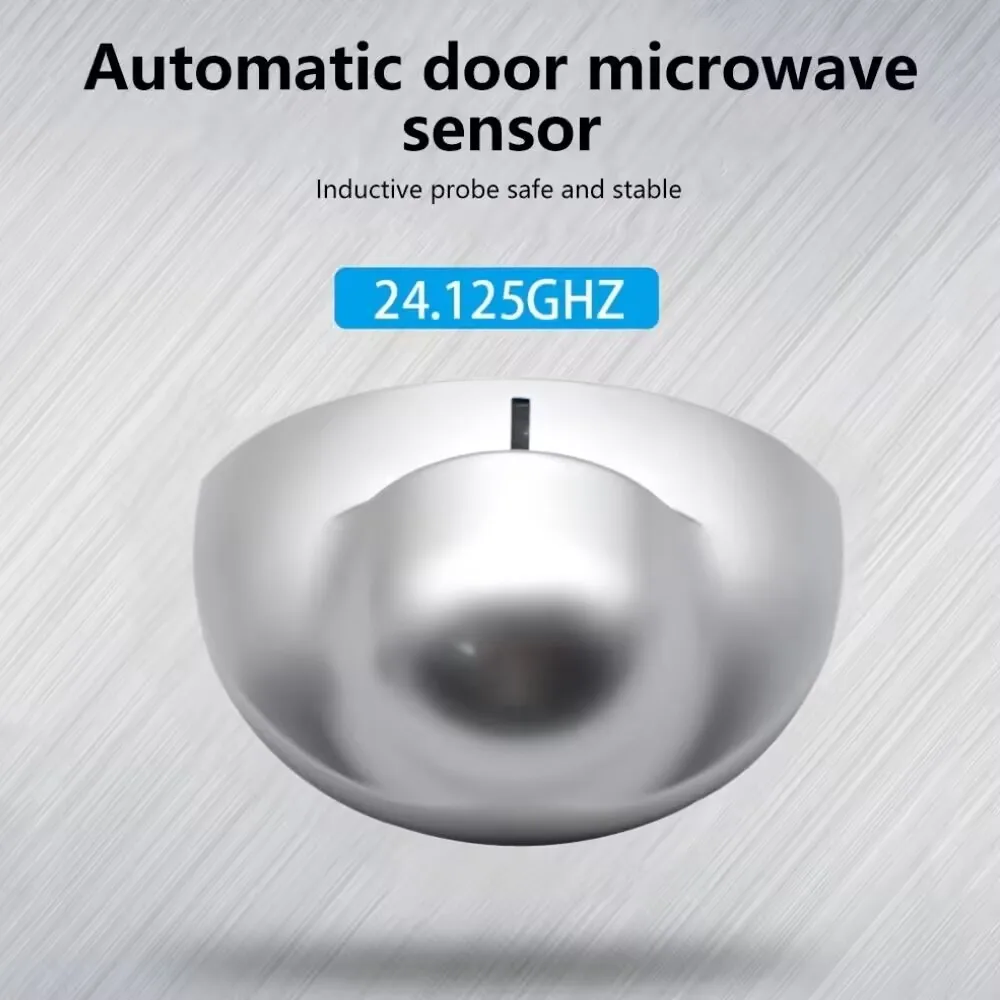 

AC DC12V-24V Sensing Microwave Radar Sensor 24.125 GHz Wired Microwave Detector For Garage/Supermarket Automatic Door