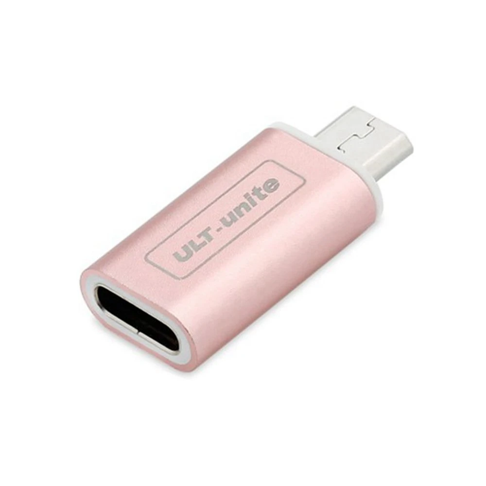 TOP Quality Rose Gold Metal USB 3.1 Type C USB-C Female to Micro USB 2.0 Male Adapter Plug Adapter OTG