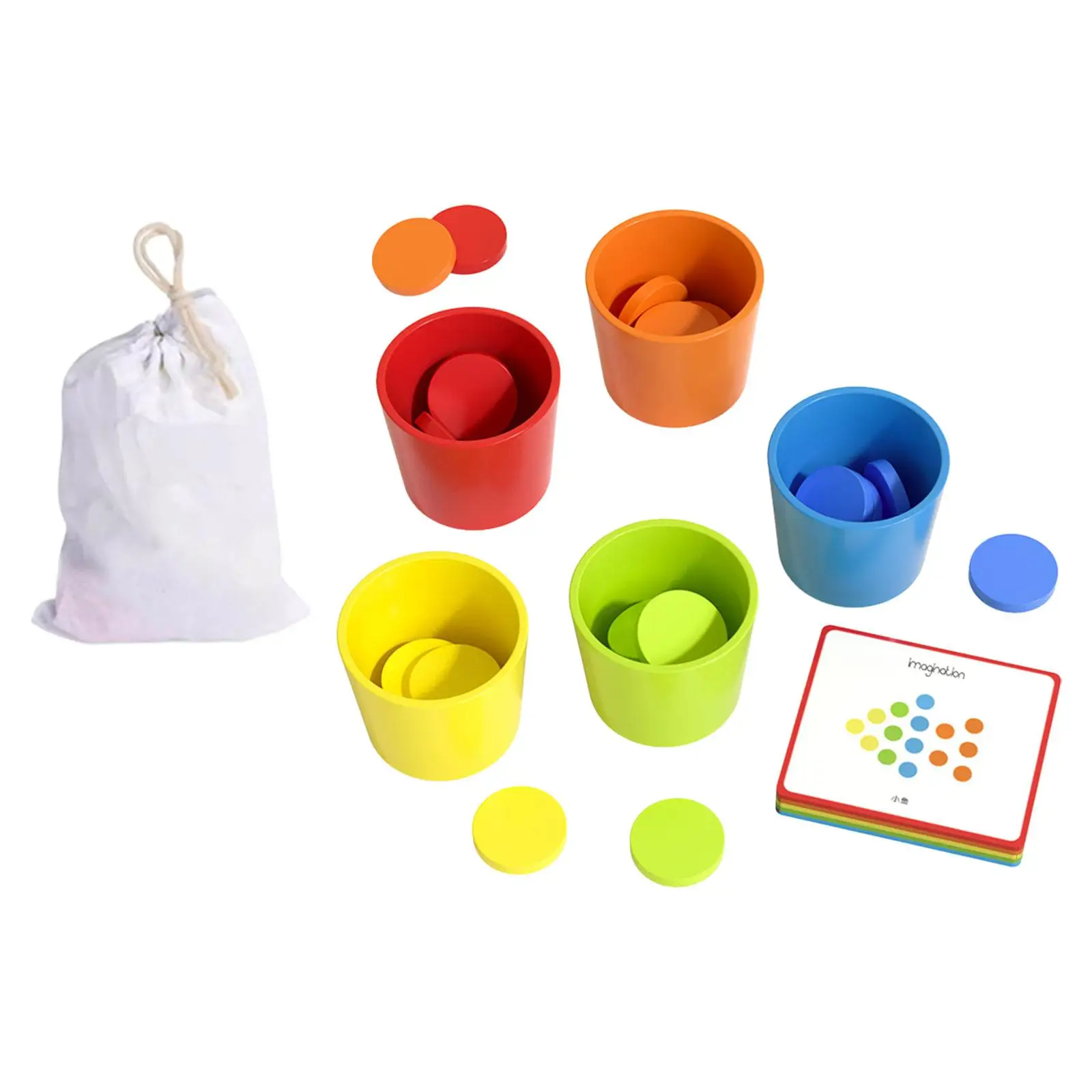 Color Sorting Toy Logical Thinking Early Educational for Baby Boys Girls