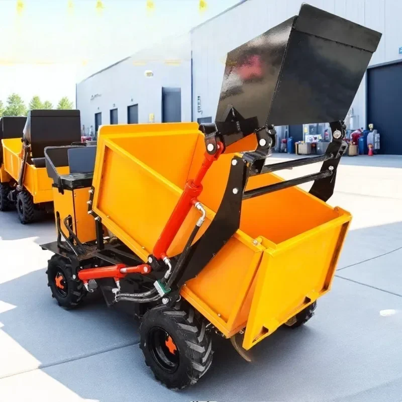 

Construction site self-shoveling dump truck self-loading integrated agricultural sand truck farm transportation manure