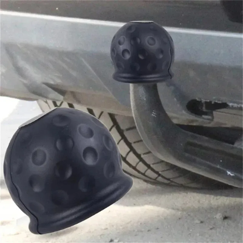 Universal 50mm Tow Ball Cover Rubber Trailer Hitch Ball Cap Protector for Caravan RV Boat Trailer Accessories